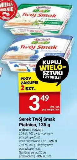 Twój Market Serek Twój Smak Piątnica oferta