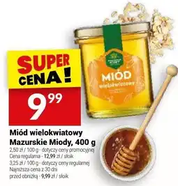 Twój Market Miód wielokwiatowy Mazurskie Miody, 400 g oferta