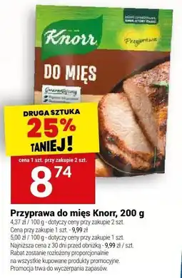 Twój Market Przyprawa do mięs Knorr oferta