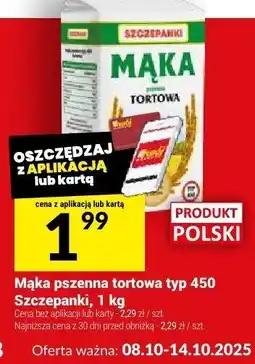 Twój Market Mąka pszenna tortowa typ 450 Szczepanki oferta