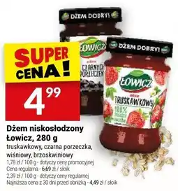 Twój Market Dżem niskosłodzony Łowicz, 280 g oferta