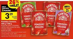 Twój Market Pomidory krojone bez skórki, z czosnkiem, bazylią i oregano Dawtona oferta
