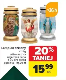 Carrefour Lampion szklany oferta