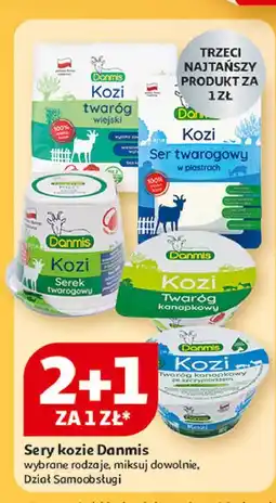 Auchan Twaróg kozi ze szczypiorkiem Danmis oferta