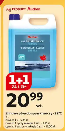 Auchan Płyn do spryskiwaczy zimowy -22 Auchan oferta