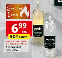 Auchan Świeca led 18 cm Cortina oferta