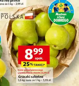 Auchan Gruszki szkolne Auchan Pewni Dobrego oferta