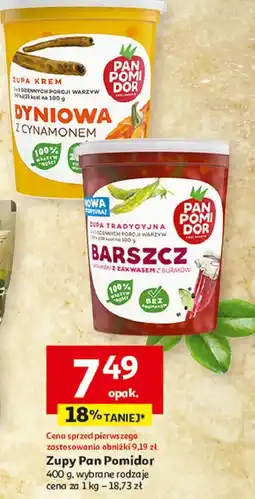Auchan Zupa tradycyjna pan barszcz ukraiński Pan Pomidor & Co oferta