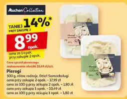 Auchan Pierogi z serem i szpnakiem Auchan Collection oferta