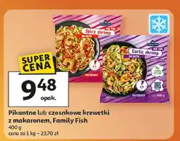 Auchan Krewetki pikantne na makaronie Family Fish oferta