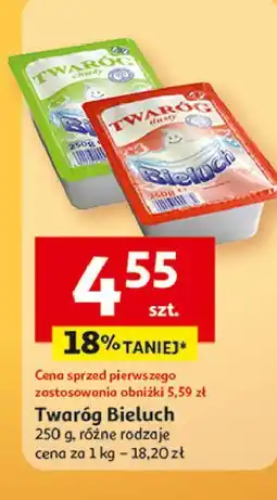 Auchan Twaróg chudy Bieluch oferta