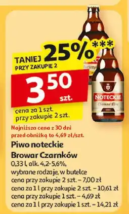 Auchan Piwo Noteckie Ciemne oferta