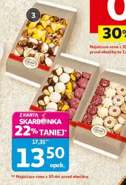 Auchan Ciastka snieżynki oferta