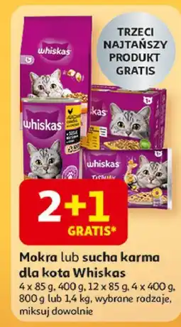 Auchan Karma dla kota z kurczakiem Whiskas oferta