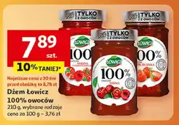 Auchan Dżem malinowy Łowicz 100% Z Owoców oferta
