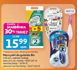 Auchan Maszynka do golenia Bic Flex 3 oferta