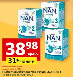 Auchan Mleko 5 Nestle Nan Optipro oferta