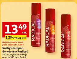 Auchan Szampon suchy do włosów zniszczonych i osłabionych 2w1 Radical oferta