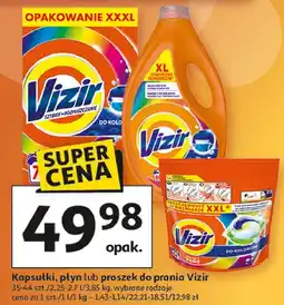 Auchan Kapsułki do prania kolor Vizir All In One Pods oferta