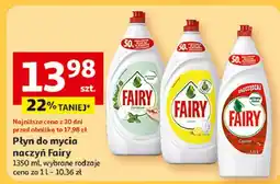 Auchan Płyn do mycia naczyń teatree & mint Fairy Sensitive oferta
