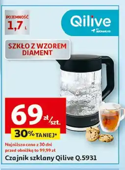 Auchan Czajnik szklany q.5931 Qilive oferta