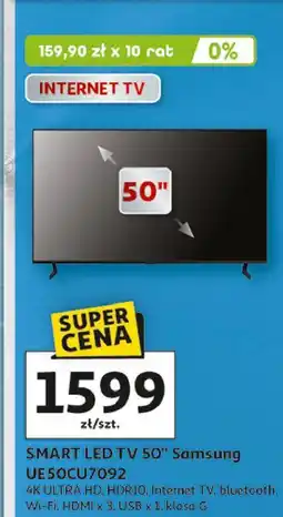 Auchan Telewizor 50 ue50cu7092 Samsung oferta