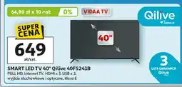 Auchan Telewizor q40fs241b Qilive oferta