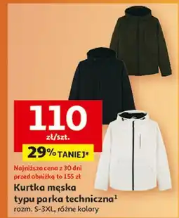 Auchan Kurtka męska parka Inextenso By Auchan oferta