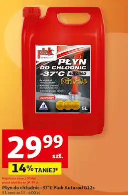 Auchan Płyn do chłodnic -37 Plak oferta