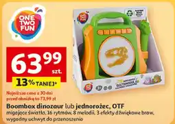Auchan Boombox dinozaur One Two Fun oferta