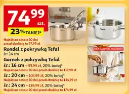 Auchan Garnek z pokrywą daily cook 24 cm 5.2 l Tefal oferta