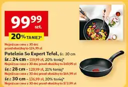 Auchan Patelnia so expert 20 cm Tefal oferta