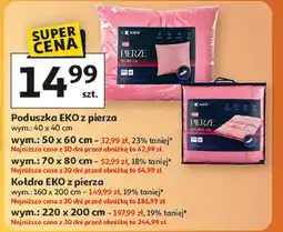 Auchan Kołdra pierze 220 x 200 cm Amw oferta