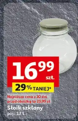 Auchan Słoik szklany 1.7 l oferta