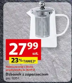 Auchan Dzbanek z zaparzaczem 950 ml oferta