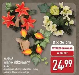 ALDI Wianek dekorowany 36 cm Hanmar oferta
