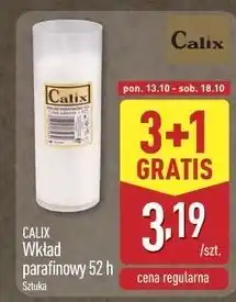 ALDI Wkład parafinowy do znicza 52 h Calix oferta