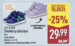 ALDI Sneakersy dziecięce 24-28 Lily & Dan oferta