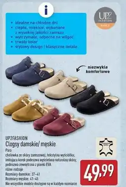 ALDI Clogsy męskie 41-45 Up2Fashion oferta