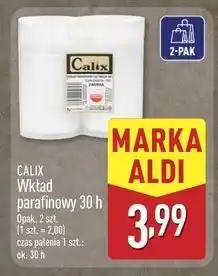 ALDI Wkład parafinowy do znicza 30 h Calix oferta