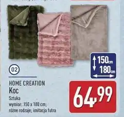 ALDI Koc sherpa 150 x 180 cm Home Creation oferta