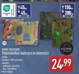 ALDI Koc z motywem świecącym w ciemności 150 x 200 cm Home Creation oferta