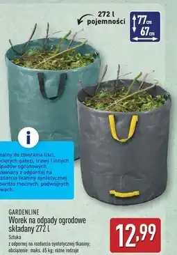 ALDI Worek na odpady ogrodowe 272 l Gardenline oferta