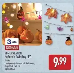 ALDI Łancuch świetlny led 140 cm Home Creation oferta