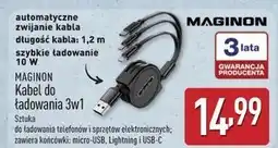 ALDI Kabel do ładowania 3w1 Maginon oferta