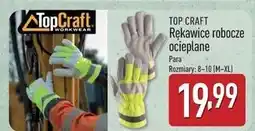 ALDI Rękawice robocze rozm. 8-10 Top Craft oferta