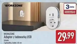 ALDI Adapter z ładowarką usb Workzone oferta