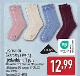 ALDI Skarpety damskie z bawełną bio 35/38-39/42 Up2Fashion oferta