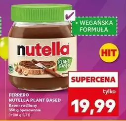 Kaufland Krem czekoladowo-orzechowy wegański Nutella oferta