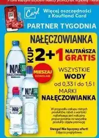 Kaufland Woda niegazowana Nałęczowianka Junior oferta